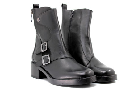 Γυναικεία μαύρα μποτάκια PAOLA FERRI