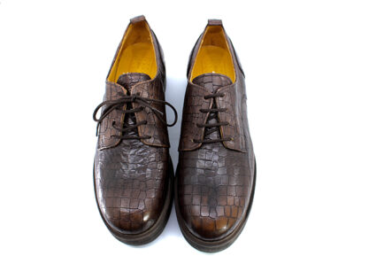 Δερμάτινα γυναικεία chunky loafers