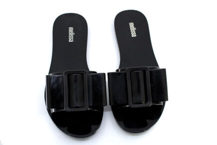 vegan melissa slides μαύρες