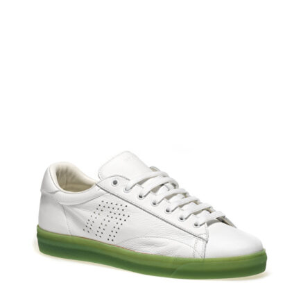 FRAU ΔΕΡΜΑΤΙΝΑ SNEAKERS λευκά