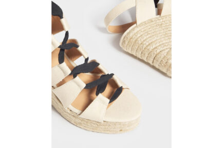 μπεζ ιβουάρ πλατφόρμες εσπαντρίγιες CASTANER BALTA