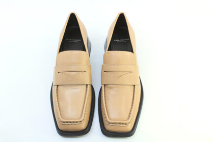 δερμάτινα μπεζ καφέ μοκασίνια loafers VAGABOND