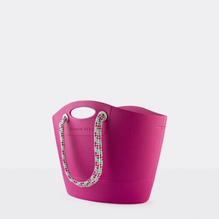 VEGAN SHOPPING BAG LEMON JELLY SPLASHYBAG 02 PINK