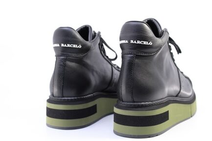 Paloma Barcelo sneakers booties black green