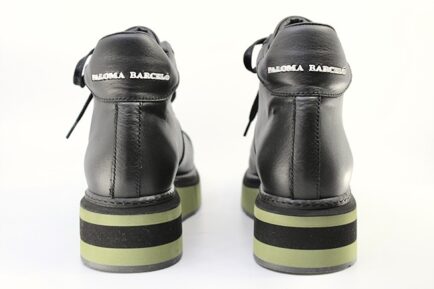 Paloma Barcelo sneakers booties black green