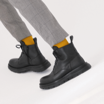 ΑΝΔΡΙΚΑ ΔΕΡΜΑΤΙΝΑ ΜΠΟΤΑΚΙΑ AMBITIOUS EDI COMBAT 11759 BLACK