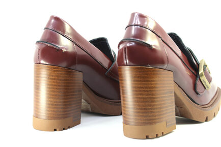 ΔΕΡΜΑΤΙΝΑ ΜΠΟΡΝΤΟ ANKLE BOOTS JANET&JANET SCARPA 06055 MATTONE