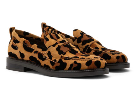 ANIMAL PRINT ΔΕΡΜΑΤΙΝΑ ΜΟΚΑΣΙΝΙΑ CARMENS LIBRA CLAM A48116C