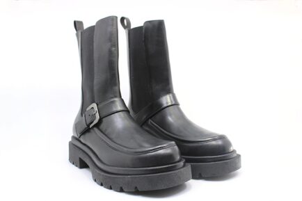 γυναικεία ΔΕΡΜΑΤΙΝΑ CHELSEA ΜΑΥΡΑ ΜΠΟΤΑΚΙΑ PF16 D3338 NERO