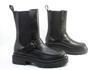 γυναικεία ΔΕΡΜΑΤΙΝΑ CHELSEA ΜΑΥΡΑ ΜΠΟΤΑΚΙΑ PF16 D3338 NERO