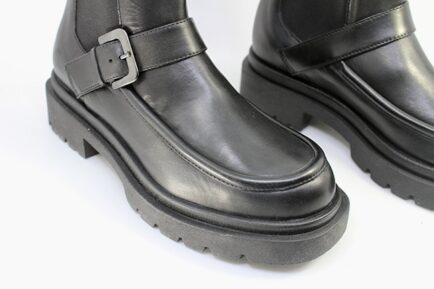 γυναικεία ΔΕΡΜΑΤΙΝΑ CHELSEA ΜΑΥΡΑ ΜΠΟΤΑΚΙΑ PF16 D3338 NERO