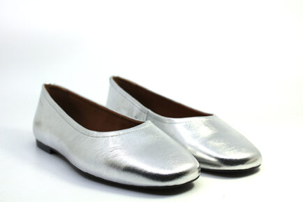 δερμάτινες μπαλαρίνες vagabond ασημί