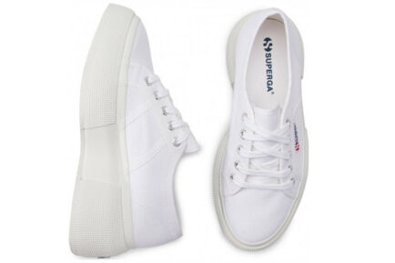 superga γυναικεία sneakers λευκά πάνινα