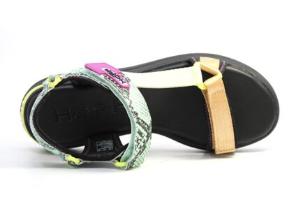 ΔΕΡΜΑΤΙΝΑ ΣΑΝΔΑΛΙΑ HOFF tenos 12308 MULTICOLOUR μαύρα