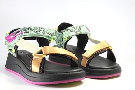 ΔΕΡΜΑΤΙΝΑ ΣΑΝΔΑΛΙΑ HOFF tenos 12308 MULTICOLOUR μαύρα