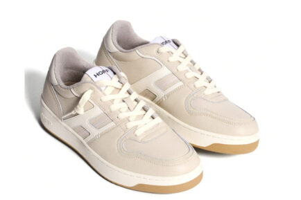 hoff ανδρικά sneakers λευκα μπέζ
