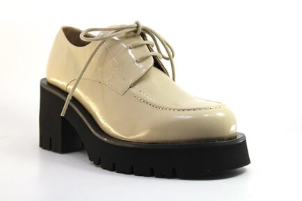 Paloma Barcelo γυναικεια δερμάτινα loafers μπέζ