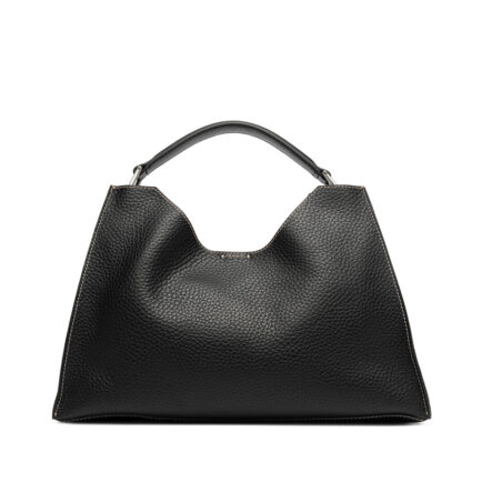 AURORA-GIANNI-CHIARINI_ δερμάτινη μαύρη τσάντα