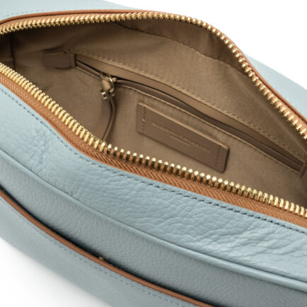 Gianni Chiarini NINA δερμάτινη τσάντα γαλάζια