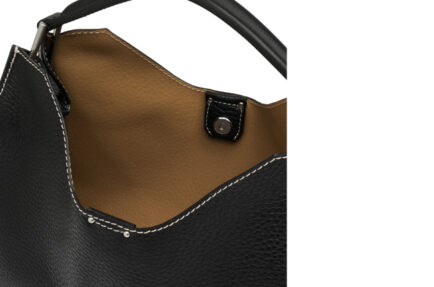 Gianni Chiarini Aurora δερμάτινη τσάντα μαύρη