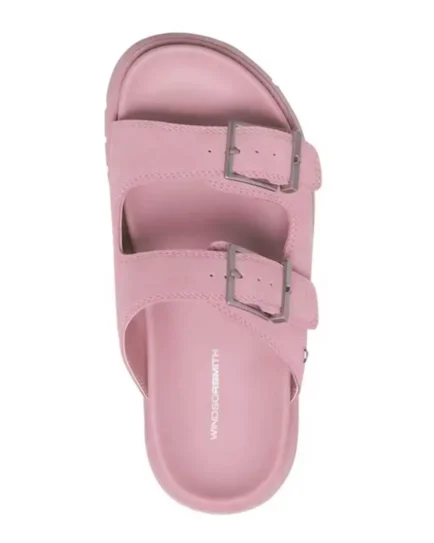 windsor smith roze παντοφλες με αγκράφα