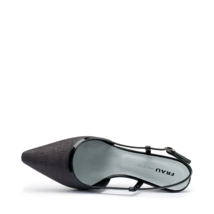 frau ξώφτερνες μαύρες γόβες ψάθα