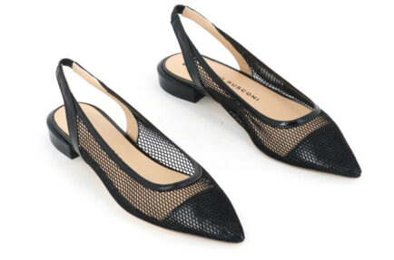 Fabio Rusconi ballet flats μυτερα μαύρα 55