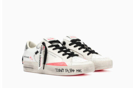 crime london sneaker λευκό