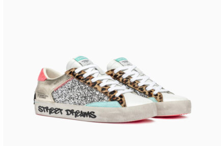 crime london sneaker glitter