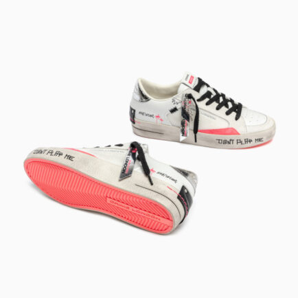 crime london sneaker λευκό