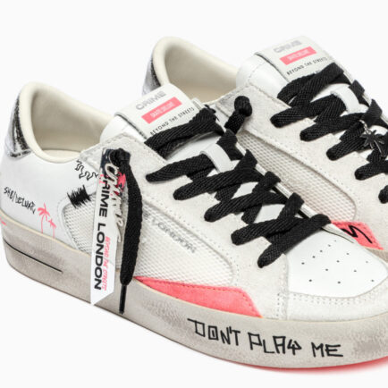 crime london sneaker λευκό