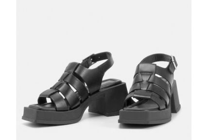 vagabond μαύρο γυναικείο πέδιλο