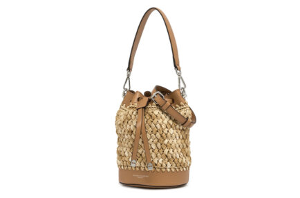 ΨΑΘΙΝΟ BUCKET ΧΕΙΡΟΣ ΚΑΙ ΩΜΟΥ GIANNI CHIARINI RAFFIA NATALIA 11435 BLACK