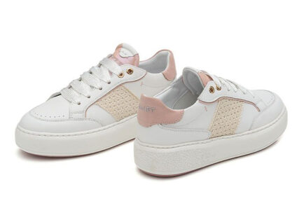 janet janet sneakers λευκά γυναικεία δερμάτινα