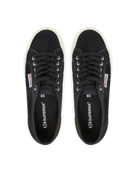 superga sneaker μαυρη