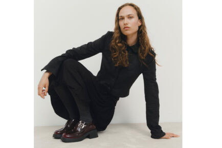 VAGABOND mocasins μπορντω με αγκράφα