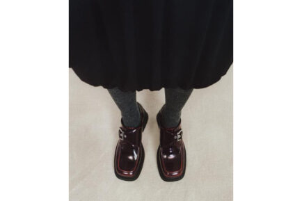 VAGABOND mocasins μπορντω με αγκράφα