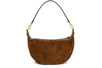 GIANNI CHIARINI καστόρινη τσάντα καφέ