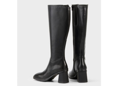 Vagabond Δερμάτινες μπότες μαύρες οκ