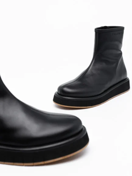 paloma barcelo μαυρα μποτακια flat