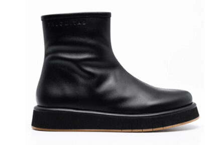 paloma barcelo μαυρα μποτακια flat