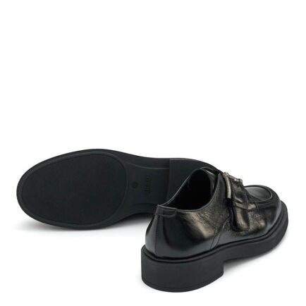 frau loafers black γυναικεια