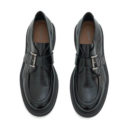 frau loafers black γυναικεια