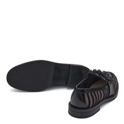 frau loafer animal print γυναικεια