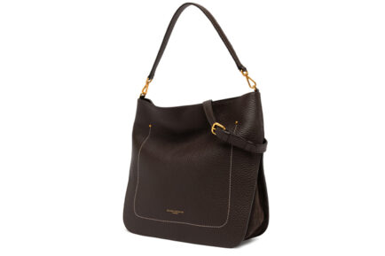 ΔΕΡΜΑΤΙΝΗ ΤΣΑΝΤΑ ΩΜΟΥ GIANNI CHIARINI OLGA 11496 ESPRESSO BROWN