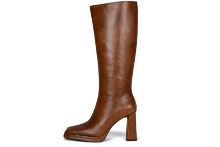Jeffrey campbell δερμάτινες ψηλοτακουνες ταμπά μποτες