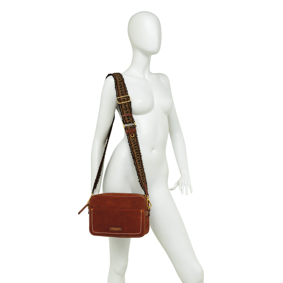 nina gianni chiarini καστόρινη τσάντα winter 25COGNAC
