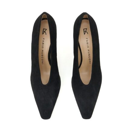 fabio Ruscon iμαυρες γόβες καστορινες μεσαιο τακούνι