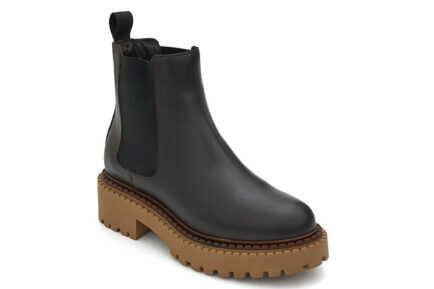 γυναικεία δερμάτινα μποτακια αστραγαλου frau boots brown fw25