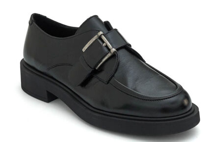 frau loafers black γυναικεια